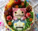 妖怪ウォッチ♪ジバ＆ロボニャン♪キャラ弁作り方8写真