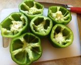 ベルペッパーの肉詰め作り方1写真
