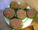 ベルペッパーの肉詰め作り方6写真