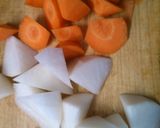 簡単 おかず♪ 美味しい 根菜の 煮物作り方1写真
