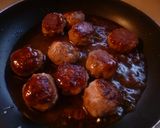 肉団子の醤油あん♪作り方5写真
