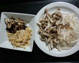 白だしで簡単♪きのこと油揚げ炊き込みご飯作り方2写真