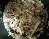 白だしで簡単♪きのこと油揚げ炊き込みご飯作り方3写真