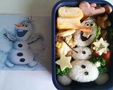 キャラ弁☆意外と簡単☆アナ雪のオラフ♪作り方14写真