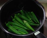 オクラとさつまの簡単たらこ和え作り方1写真