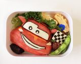 立体 カーズ キャラ弁 遠足運動会に作り方17写真