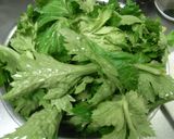 セロリの葉胡麻和え作り方1写真