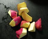 豚肉とさつまいもの簡単煮物作り方1写真