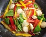 ホタテのタイ風バジル炒め作り方4写真