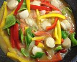 ホタテのタイ風バジル炒め作り方5写真