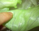 台湾料理：鶏そぼろのレタス包み作り方5写真