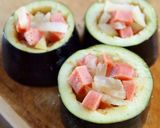 茄子のソーセージ詰め＾＾とろけるチーズ♪作り方5写真