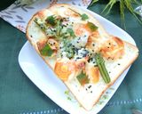 揚げmix野菜のマヨチーズトースト作り方4写真