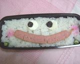 ゆで卵でどこ見てんのよ~弁当♪作り方5写真