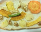 揚げmix野菜の塩昆布マヨチーズトースト作り方2写真