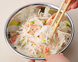 そら豆と香り箱のかき揚げ作り方4写真