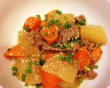 母の味♡大根・人参・牛肉の煮物作り方4写真