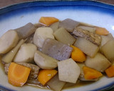 簡単！里芋と大根の煮物作り方5写真