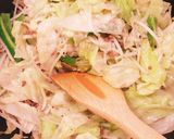 家にあった野菜で甘辛ミソひき肉炒め作り方4写真