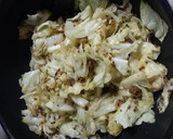 きゃべつの味噌和え 半熟卵のせ作り方2写真