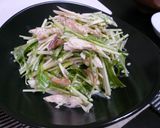 鶏ささみと香味野菜のマヨわさびサラダ♪作り方4写真
