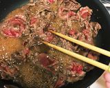 カリカリ根菜と牛肉の甘辛和え作り方4写真