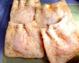 おあげさんの卵詰め焼き作り方2写真