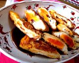 おあげさんの卵詰め焼き作り方5写真