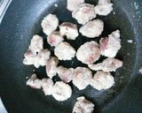 ﾒﾁｬ旨♡砂肝と長ねぎのピリ辛炒め作り方5写真