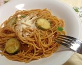 夏野菜のトマト スパゲティ♬作り方14写真