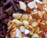 クッキー【チョコとナッツの贅沢クッキー】作り方1写真