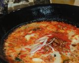 旨辛♪中華風豆腐と白菜のミルク味噌スープ作り方8写真