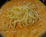 キムチとツナのクリームパスタ作り方4写真