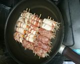 肉屋さん節約しゃきもやしジューシー肉巻き作り方9写真