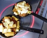 ストウブミニフライパンでミートペンネ作り方1写真