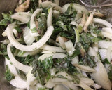 紫蘇と玉ねぎと牛蒡のかき揚げ（天ぷら）作り方3写真