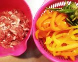 青椒肉絲作り方1写真