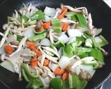 秋の味覚☆栗と鶏肉の中華炒め作り方4写真