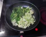 簡単マグロフレークとキャベツのすき焼き風作り方2写真