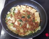 簡単マグロフレークとキャベツのすき焼き風作り方4写真