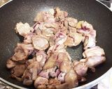 こってり鳥もつ煮・フライパン15分！作り方4写真