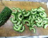 夏の思い出　もう一品のゴーヤのおひたし作り方2写真
