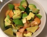 簡単♪鶏そぼろとサラダのヘルシーご飯作り方3写真