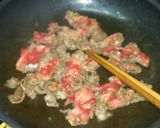 簡単♪ビビンバ風ポーチドエッグのせ丼作り方2写真
