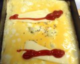 チーズとバジルの簡単卵焼き作り方2写真