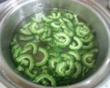 夏の思い出　もう一品のゴーヤのおひたし作り方5写真