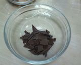 バレンタインさくさくぱんだチョコクランチ作り方2写真
