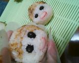 行楽に*お顔おにぎり作り方3写真