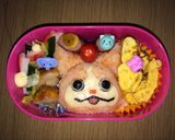 妖怪ウォッチ ジバニャン 簡単キャラ弁作り方3写真