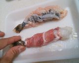 我が家のちょいご馳走*肉巻きエビフライ作り方3写真